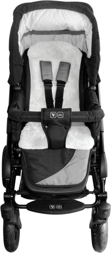 Heitmann Felle Lamsvacht - Voor in de buggy - schapenvacht - Wit van Heitmann Felle