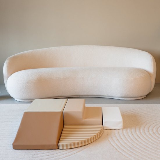 HENVAE® Baby Foam Blokken 5-delige Speelset - Glijbaan - Baby - Baby Speelgoed 6 maanden - Zachte blokken Baby - Montessori Speelgoed - Speelgoed 1 jaar - Educatief Speelgoed - Stapelblokken - Sensorisch Speelgoed - Speelblokken - Klimblokken Baby van Merkloos