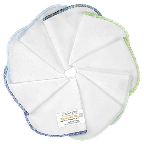 Herbruikbare Babydoekjes Set - 9 Stuks 30x30 cm - Duurzaam en Wasbaar - Oeko-Tex Gecontroleerd van Merkloos
