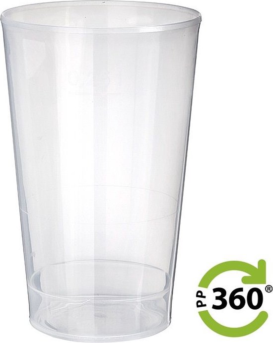 Herbruikbare hardcups 360® 250cc (340cc max) - 425 st/ds. van BriteCup