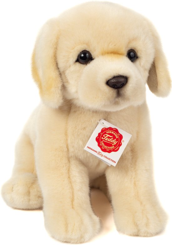 Hermann Teddy Knuffeldier hond Golden Retriever - pluche - premium knuffels - blond/beige - 25 cm van Hermann Teddy