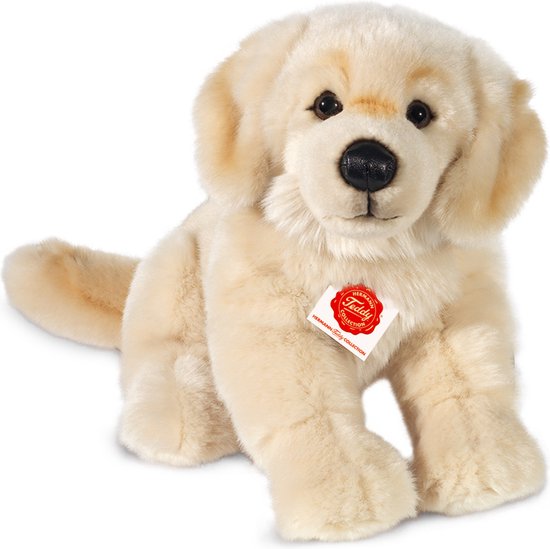 Hermann Teddy Knuffeldier hond Golden Retriever - pluche - premium knuffels - blond/beige - 30 cm van Hermann Teddy