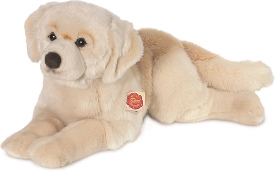 Hermann Teddy Knuffeldier hond Golden Retriever - pluche - premium knuffels - blond/beige - 60 cm van Hermann Teddy