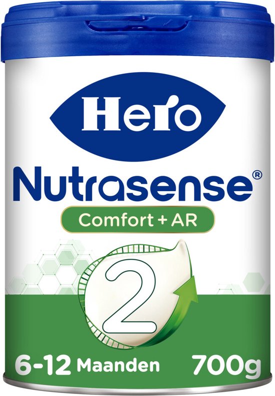 Hero Baby Nutrasense Comfort 2 (6-12 maanden) - 2 x 700 gr - Voordeelverpakking van Hero Baby