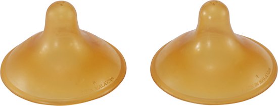 HEVEA 2-Pack Nipple shield Medium | Tepelhoedje | Borstvoeding | Natural rubber van HEVEA