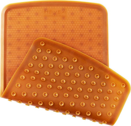 HEVEA - Antislip - Badmat - 100% natuurrubber - Bruin van HEVEA