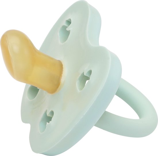 HEVEA - Fopspeen -Orthodontisch - Mellow mint - 0-3 mnd - 100% natuurrubber van HEVEA