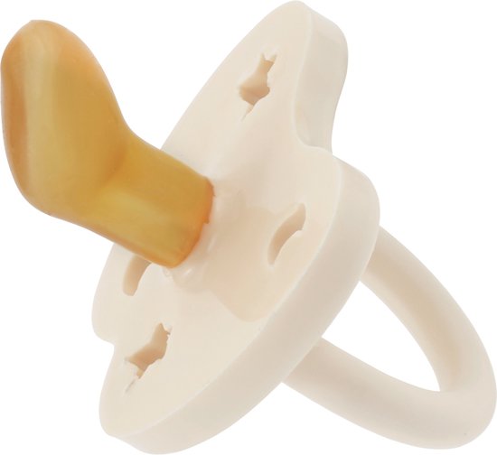 HEVEA - Fopspeen - Orthodontisch - Milky White - 0-3 mnd - 100% natuurrubber van HEVEA