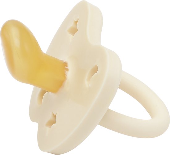 HEVEA - Fopspeen - Orthodontisch - Milky White - 3-36 mnd - 100% natuurrubber van HEVEA