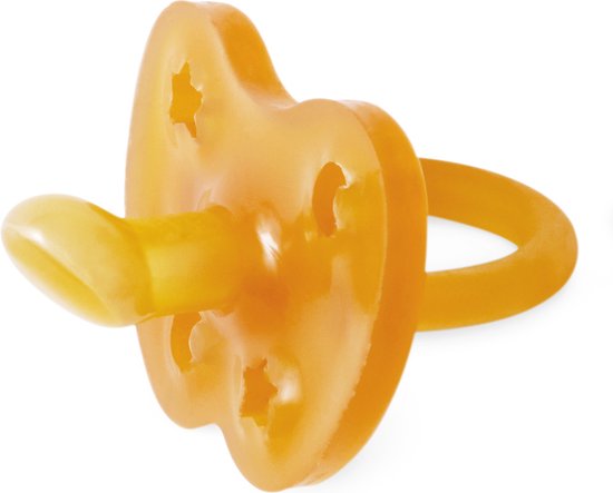 HEVEA - Fopspeen - Orthodontisch - Naturel - 0-3 maanden - 100% natuurrubber van HEVEA