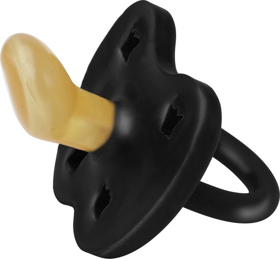 HEVEA - Fopspeen - Orthodontisch - Outer Space Black - 3-36 mnd - 100% natuurrubber van HEVEA