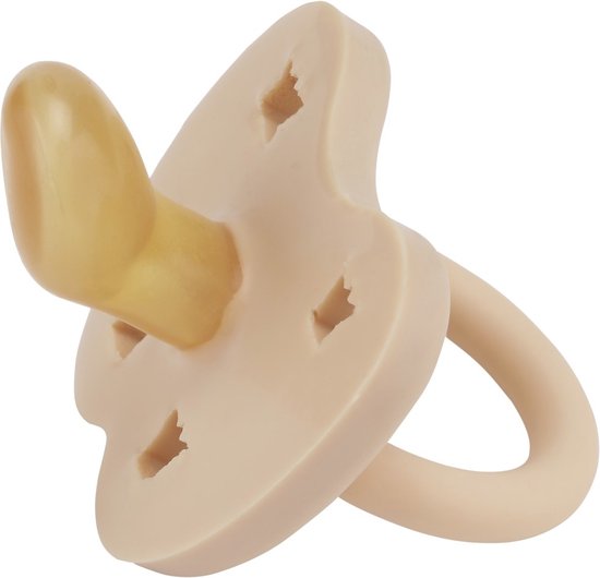 HEVEA - Fopspeen - Orthondontisch - Sandy Nude - 3-36 mnd - 100% natuurrubber van HEVEA