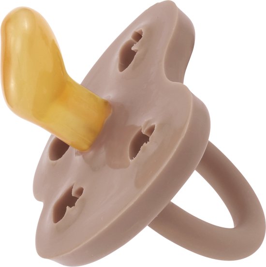 HEVEA - Fopspeen - Orthondontisch - Tan Beige - 3-36 mnd - 100% natuurrubber van HEVEA