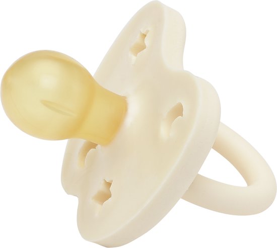 HEVEA - Fopspeen - Rond - Milky White - 3-36 mnd - 100% natuurrubber van HEVEA