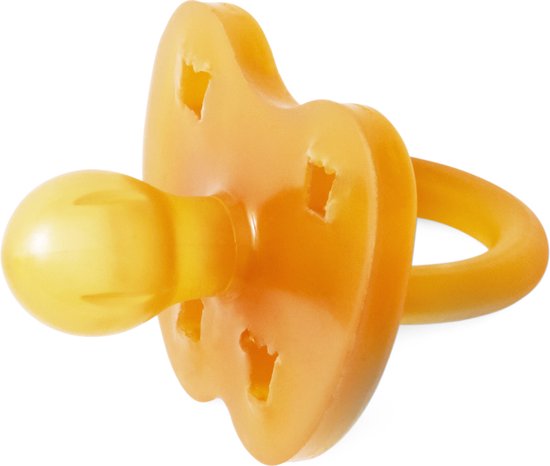 HEVEA - Fopspeen - Rond - Naturel - 3-36 mnd - 100% natuurrubber van HEVEA