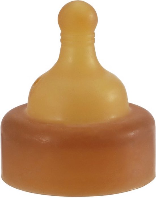 HEVEA - Speen voor Wide Neck glazen drinkfles - Slow Flow - 0-3 mnd van HEVEA
