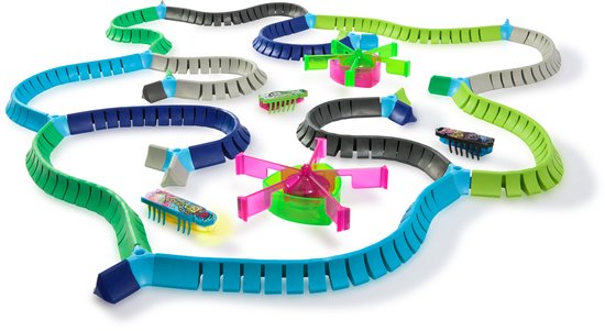 HexBots NanoLand Speelgoedrobot - Habitat met 3 Nanos en Street Art-design van Merkloos