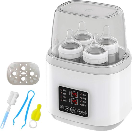 HEZIVO® Flessen Sterilisator - Flessenreiniger en Flessenverwarmer - BPA-vrij