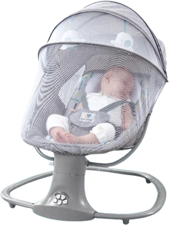 HHHK - Elektrische Wipstoel - Babyschommel - Wipstoel - Elektrische Babyschommel - Babyswing - Elektrische Wipstoel Baby - Baby van Merkloos