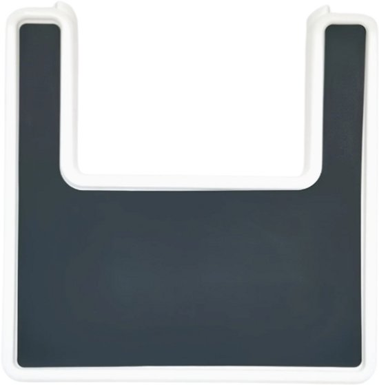 HHHK - Ikea kinderstoel Placemat - Siliconen - Donkergrijs - Babyvoeding - Babyaccessories - Voeding - Onderlegger - Matje - Stoelmatje - Onderzetter van Merkloos