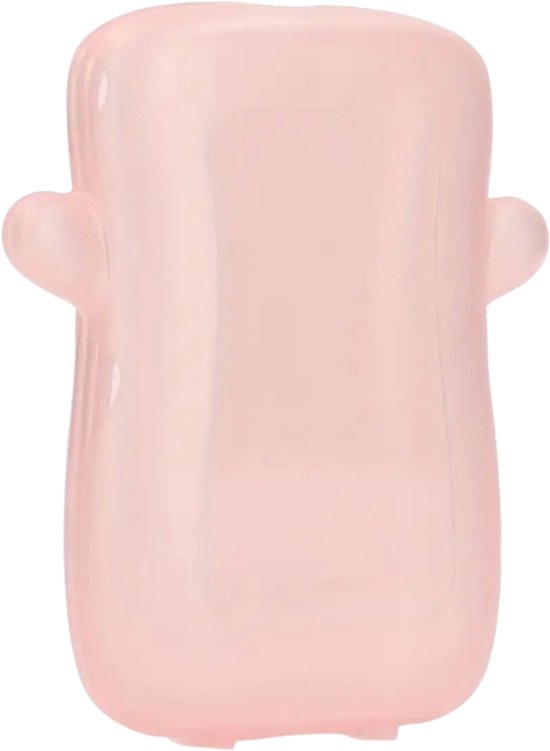 HHHK - Knijpfruit houder - Knijpfruit flesje - Anti mors - Zelf motoriek - Babyvoeding - Kindervoeding - Roze van HHHK