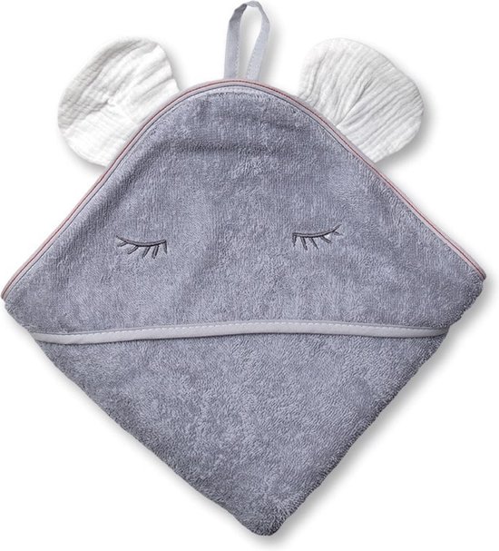 Hi Little One Badcape Mouse Grey van HI