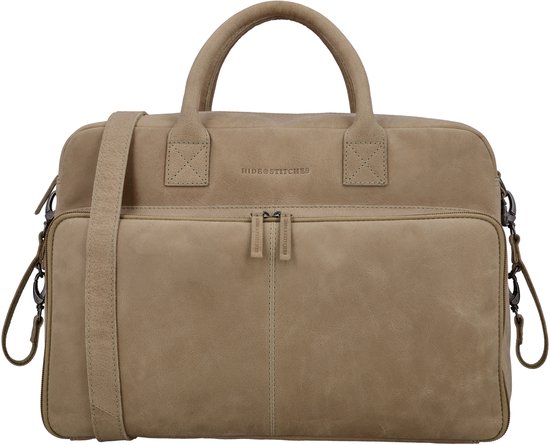 Hide & Stitches Next Navajo Luiertas - Verzorgingstas - Verzorgingsmat & Trendy Schouderband - Trendy - Leren Dames Tas - Zand van Merkloos