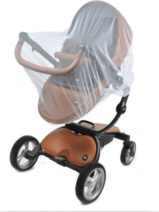 HIGHWALL muggennet kinderwagen – Muggengaas - Klamboe voor de buggy - Universeel Design – Toe te passen op vrijwel elke soort buggy - Universeel – Wit van $