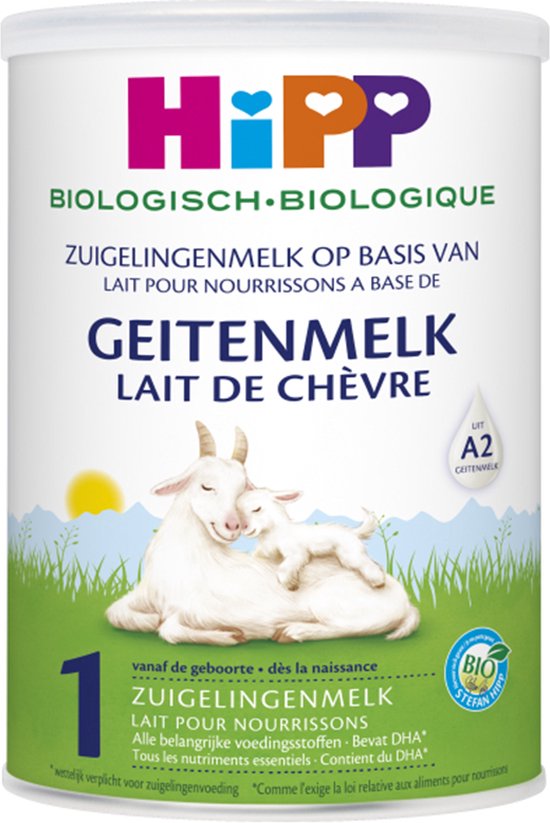 HiPP 1 Bio Zuigelingenmelk op basis van Geitenmelk - 400g (vanaf de geboorte) van Hip.