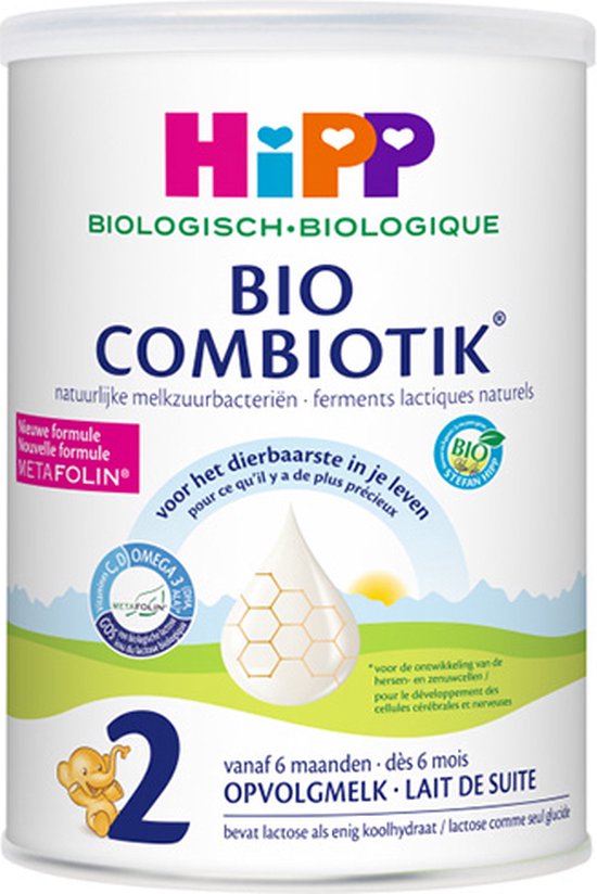 HiPP 2 Bio Combiotik Opvolgmelk - 800gr (vanaf de 6e maand) van Merkloos