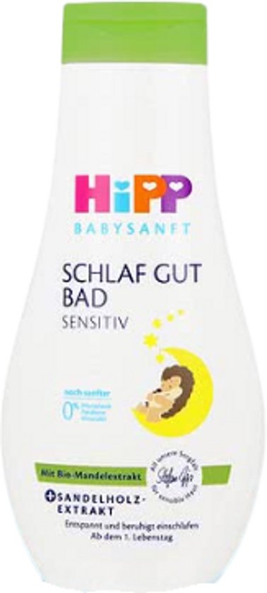Hipp Babysanft - Slaapwel - Bad Gevoelig - 350 ml - Sensitiv van Merkloos