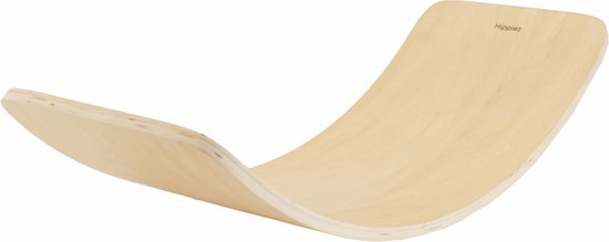 Hippiez houten balance board naturel - jongens en meisjes - balansspeelgoed van HI