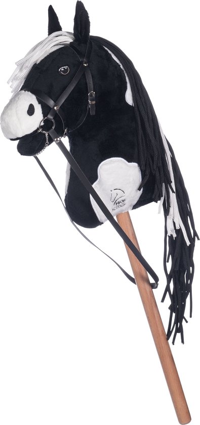 hobby horse zwart/wit van Angel Toys