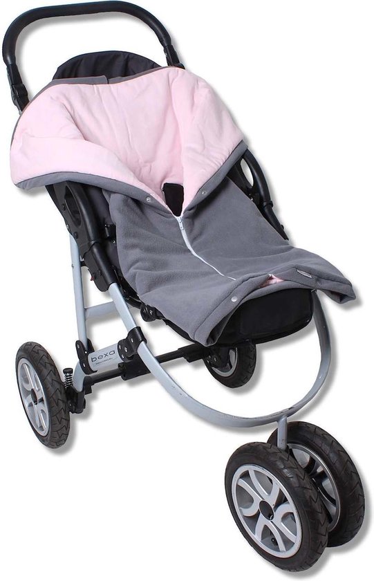 Hobea Voetenzak grijs en roze van Hobea