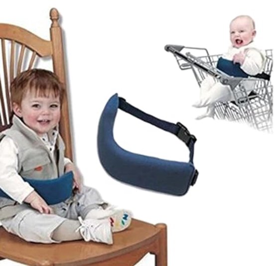 Hoge Stoel Met Draagbare Kinderstoel Riem - Veiligheidsriem Voor Baby Eetkamer van Merkloos