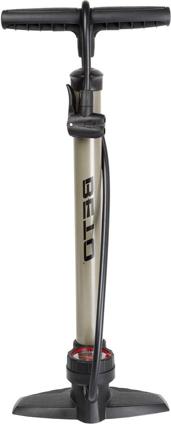 Hogedruk-staande pomp met manometer en softgrip - Beto staal, krachtige prestaties van Hoge