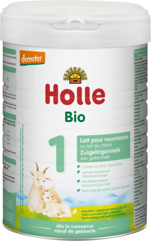 Holle Bio Zuigelingenmelk van Geitenmelk 1 800 gr van Merkloos