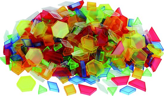 Holle geometrische blokken - transparant van Guidecraft