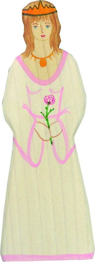 Holztiger Sprookjes En Ridders: Prinses (16 Cm) van Holztiger