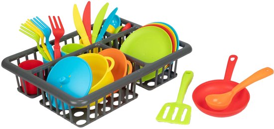 Home Food Afwasrek met Bestek en Pannen, 27dlg. van Merkloos