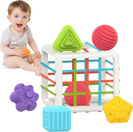 Homeblend© | Montessori Speelgoed | kinderspeelgoed 1 jaar | Vormen Doos | kinder speelgoed | Baby Speelgoed | vanaf 12 Maanden | Educatief Kinder Speelgoed | montessori van HomeBlend