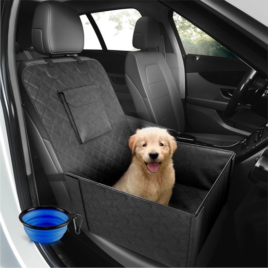 Hondendeken Auto Beschermdeken Achterbank Kofferbak met Transportzakken - Hond Bescherming Autostoel Tegen Vervuiling Kofferbakbeschermer Hoge Zijkanten, Hondenkleed Zacht Antislip Waterdicht Wasbaar (passagiersstoel) van Petic.