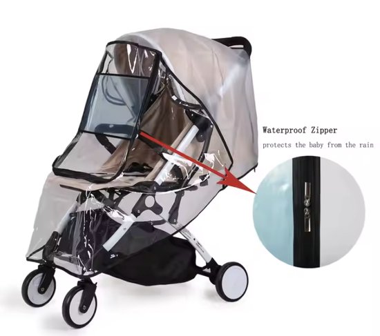 Honeybears – Regenhoes kinderwagen – Universele regenhoes – Regenhoes Buggy Universeel van Honeybears