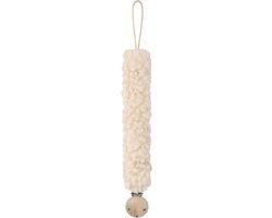 Honeybears – Speenkoord teddy – Fopspeenkoord baby – Speenketting – Gebroken wit - 26 CM van Honeybears