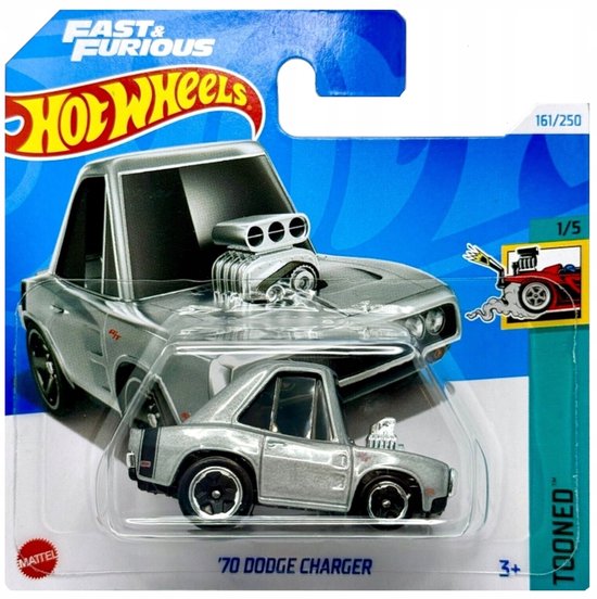 Hot Wheels '70 Dodge Charger Toond 1:64 Fast & Furious 2024 van Hot Wheels