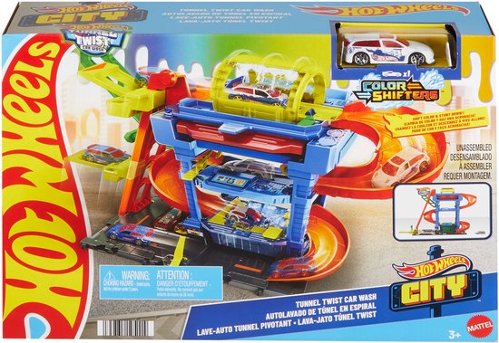 Hot Wheels City Tunnel Twist Car Wash - Racebaan van Merkloos