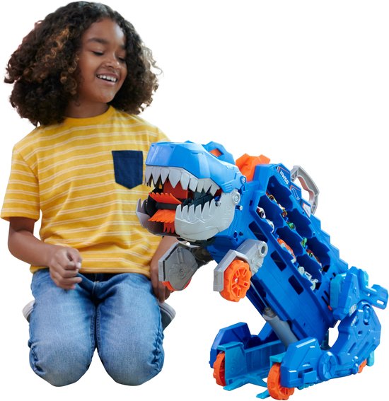 Hot Wheels City Ultiem T-Rex Transportvoertuig - Dino Hauler - 1:64