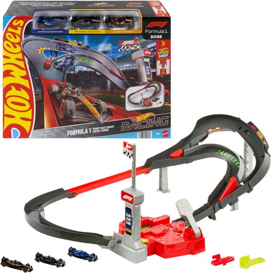 Hot Wheels Racing Formula 1 Sprint Race Circuit Racewagen & circuitset van Hot Wheels