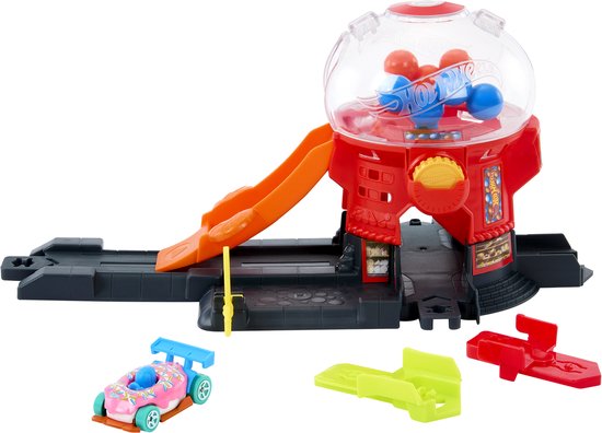 Hot Wheels Snoepautomaat - Baan met snel-klik-systeem van Merkloos