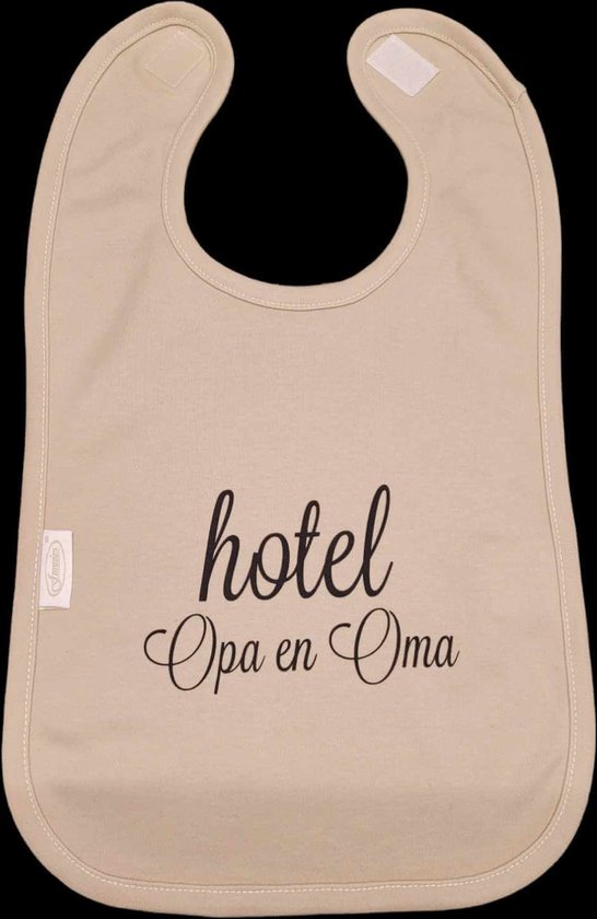 hotel opa en oma - slab - aankondiging - geschenk - baby - zwanger -zand zwart - van Hot